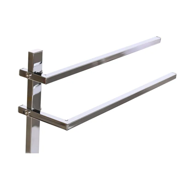 Brīvi stāvošais Dvieļu plaukts DKD Home Decor Sudrabains MDF Tērauds (45 x 21 x 80 cm)