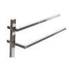 Pastatomoji rankšluosčių kabykla DKD Home Decor Sidabras MDF Plienas (45 x 21 x 80 cm)