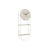Sieninis laikrodis DKD Home Decor Natūralus Metalinis MDF Balta (25,5 x 11,5 x 71 cm)