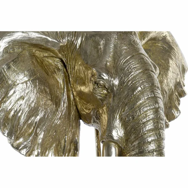 Dekoratyvinė figūrėlė DKD Home Decor Juoda Auksinis Dramblys Rytietiškas 60 x 36 x 73 cm