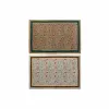 Ковер DKD Home Decor 160 x 230 x 0,4 cm полиэстер Белый Ikat Boho (2 штук)