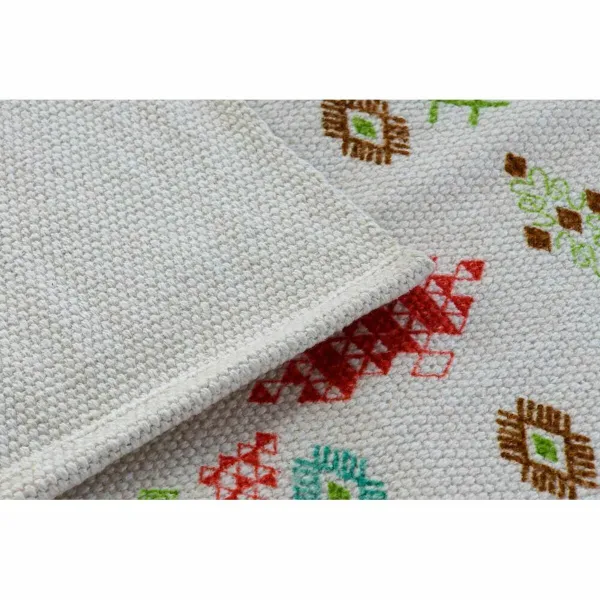 Kilimas DKD Home Decor 160 x 230 x 0,4 cm Poliesteris Balta Ikat Boho (2 vnt.)