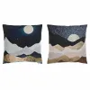 Подушка DKD Home Decor Разноцветный луна 45 x 10 x 45 cm (2 штук)