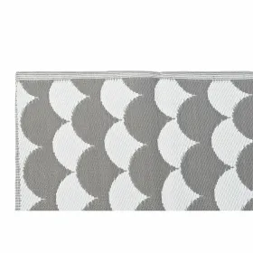 Matto DKD Home Decor Harmaa Aallot Valkoinen (2 osaa) (150 x 210 cm)
