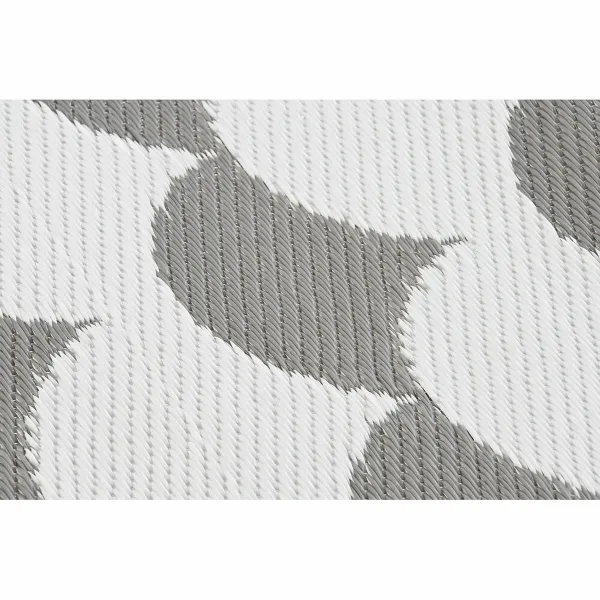 Carpet DKD Home Decor Grey Waves White (2 Units) (150 x 210 cm)