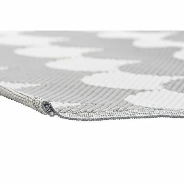 Paklājs DKD Home Decor Pelēks Viļņi Balts (2 gb.) (150 x 210 cm)