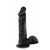 Dildo Real Body Black 18 cm