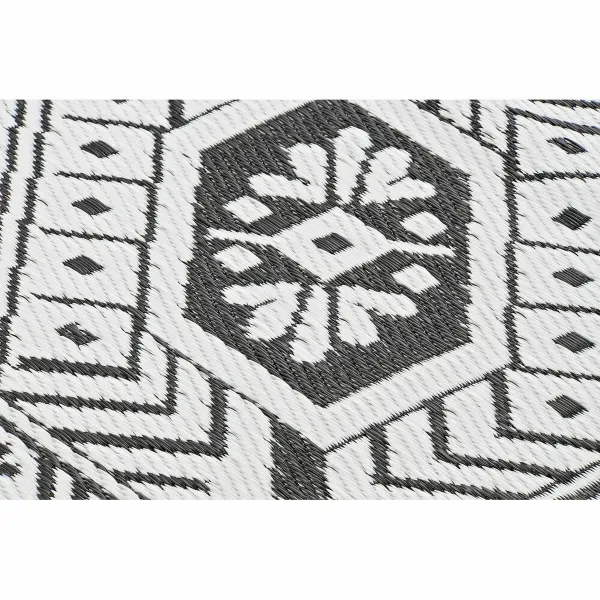 Kilimas DKD Home Decor Balta Juoda Etninis (2 vnt.) (150 x 210 cm)