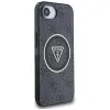 Guess IML Metal Glitter 4G Circle Triangle MagSafe - Case for iPhone 16e (black)
