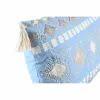 Pagalvėlė DKD Home Decor 60 x 15 x 35 cm Mėlyna Balta