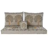 Nojatuoli DKD Home Decor Keltainen Sininen Beige 145 x 76 x 1 cm