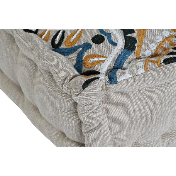 Fotelis DKD Home Decor Geltona Mėlyna Rusvai gelsva 145 x 76 x 1 cm