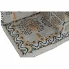 Fotelis DKD Home Decor Geltona Mėlyna Rusvai gelsva 145 x 76 x 1 cm