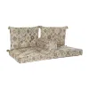 2-paikkainen sohva DKD Home Decor Keltainen Ruskea Beige 145 x 76 x 13 cm