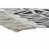Carpet DKD Home Decor 160 x 250 x 0,7 cm Black Polyester Cotton White Ikat Boho