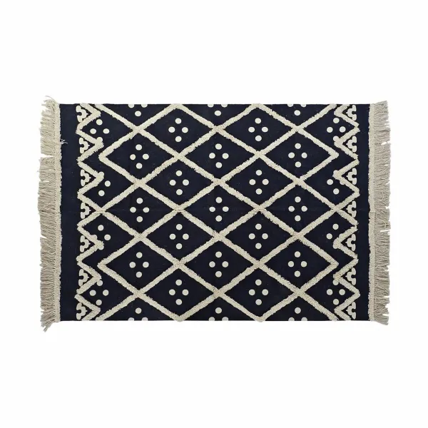 Matto DKD Home Decor Beige Laivastonsininen 120 x 180 x 0,7 cm