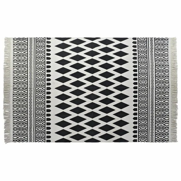 Ковер DKD Home Decor Чёрный Белый (160 x 250 x 0,7 cm)