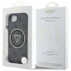 Guess IML Metal Glitter 4G Circle Triangle MagSafe - Case for iPhone 16e (black)