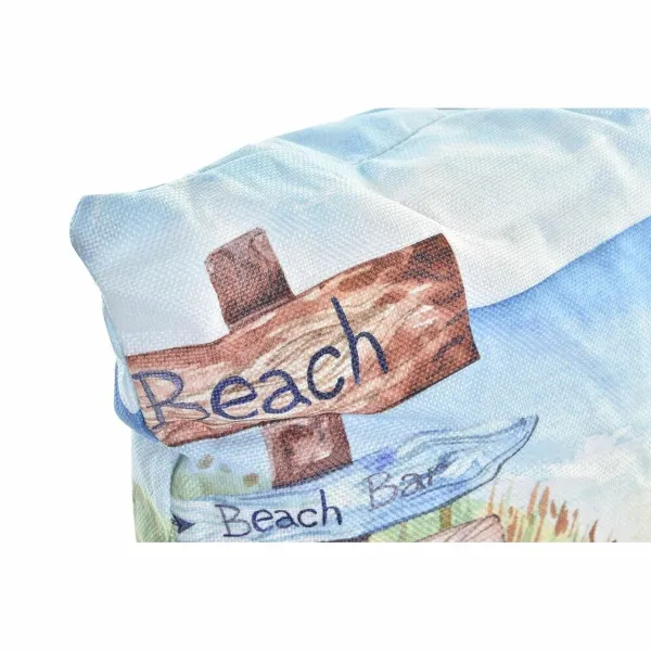 Pagalvėlė DKD Home Decor Paplūdimys Poliesteris Aliuminis Spalvotas Viduržemio (45 x 10 x 45 cm) (2 vnt.)