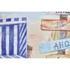 Tyyny DKD Home Decor Ranta Polyesteri Alumiini Monivärinen Välimeren (45 x 10 x 45 cm) (2 osaa)