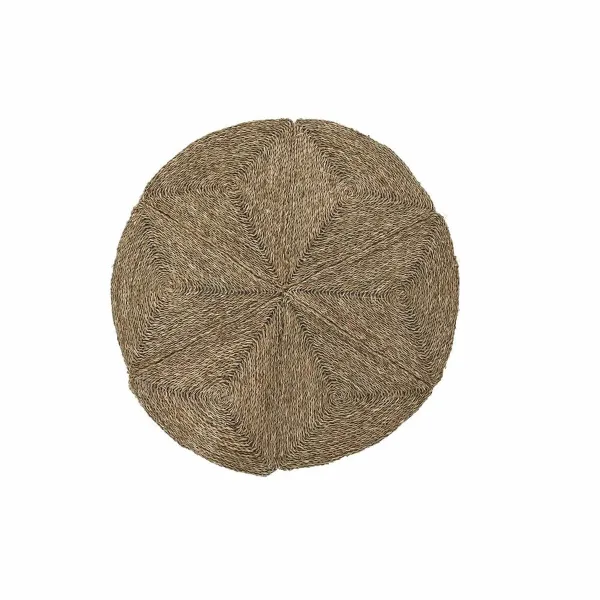 Paklājs DKD Home Decor 150 x 0,5 x 150 cm Dabisks Poliesters Jūraszāle