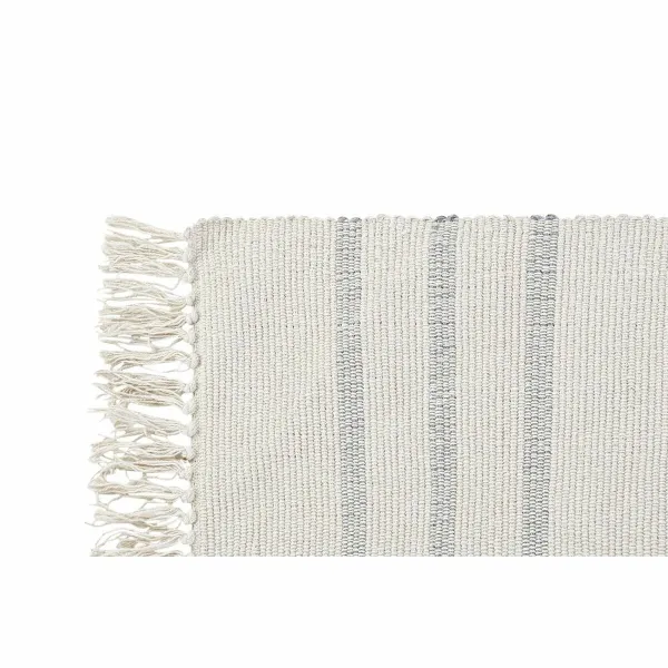 Ковер DKD Home Decor 120 x 180 x 0,75 cm Серый полиэстер Белый бахрома Boho (2 штук)