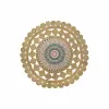 Ковер DKD Home Decor Коричневый Разноцветный (150 x 150 x 0,75 cm)