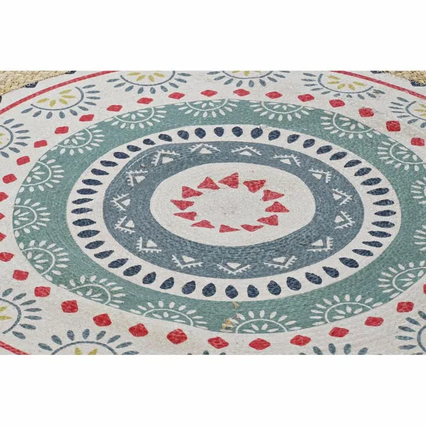 Ковер DKD Home Decor Коричневый Разноцветный (150 x 150 x 0,75 cm)