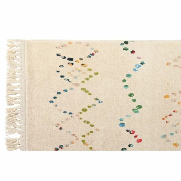Ковер DKD Home Decor 60 x 240 x 0,7 cm полиэстер Разноцветный ромбы