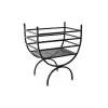 Дровяная кладка DKD Home Decor Чёрный Сталь 48 x 30 x 57 cm Подставка для дров