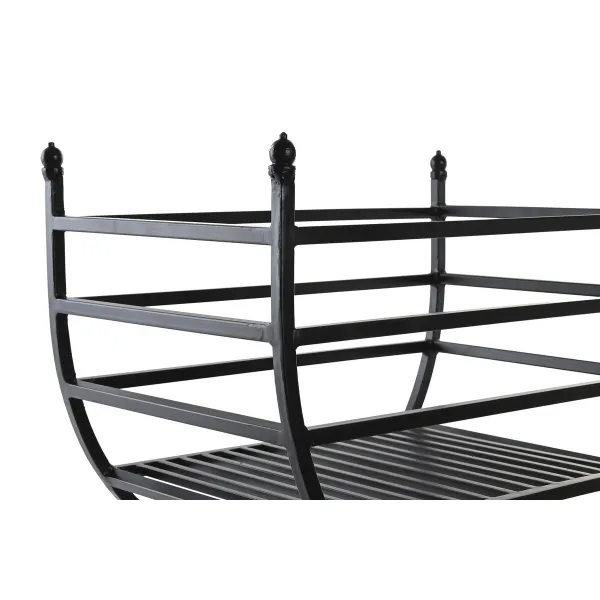Дровяная кладка DKD Home Decor Чёрный Сталь 48 x 30 x 57 cm Подставка для дров