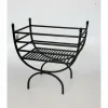 Дровяная кладка DKD Home Decor Чёрный Сталь 48 x 30 x 57 cm Подставка для дров