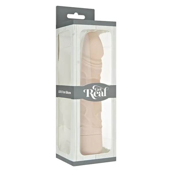 Realistic Vibrator Get Real by Toyjoy Beige