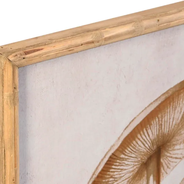 Glezna DKD Home Decor Bambuss Stikls 50 x 70 x 2,8 cm 50 x 2,8 x 70 cm
