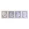 Painting DKD Home Decor Crystal Rattan 50 x 2 x 60 cm 50 x 60 x 2,5 cm Snail