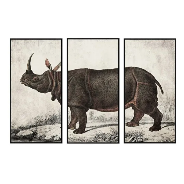 Полотно DKD Home Decor полистирол Полотно 180 x 4 x 120 cm (3 Предметы)