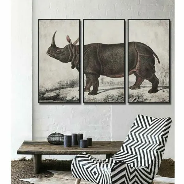 Полотно DKD Home Decor полистирол Полотно 180 x 4 x 120 cm (3 Предметы)