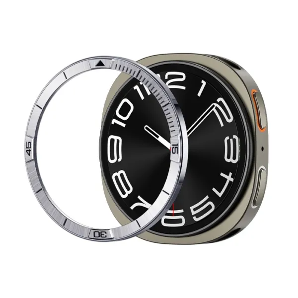 Spigen Bezel Tune Pilot - Case / Protective Ring for Samsung Galaxy Watch 8 44 mm (Silver)