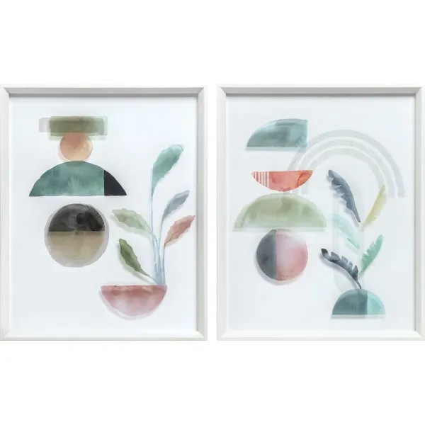 Akrilo paveikslas DKD Home Decor polistirenas 40 x 3,8 x 50 cm 43 x 3,8 x 53 cm