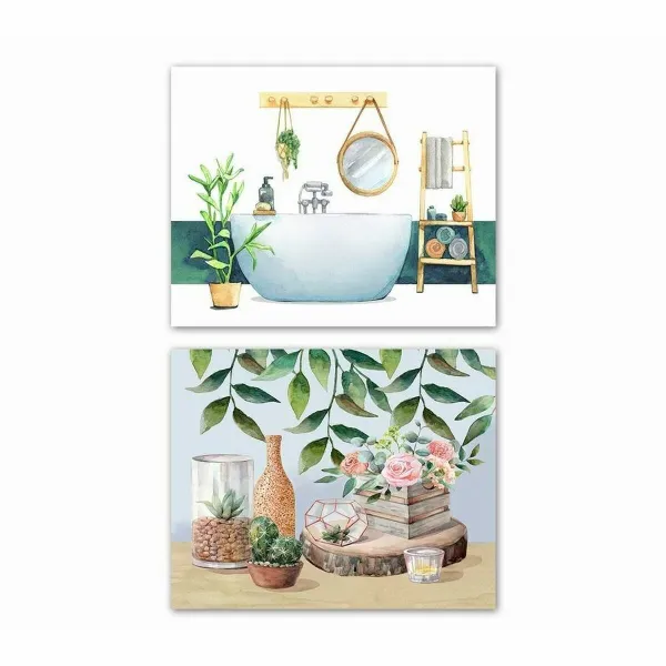 Kangas DKD Home Decor Kangas Puu MDF 50 x 1,8 x 40 cm