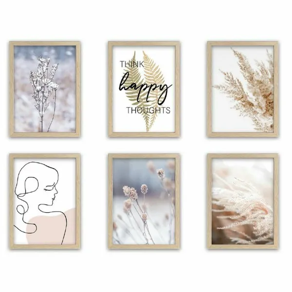 Kangas DKD Home Decor Mänd Kangas 40 x 2 x 60 cm