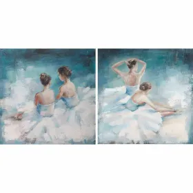 Drobė DKD Home Decor Pušis Drobė 100 x 3,5 x 100 cm