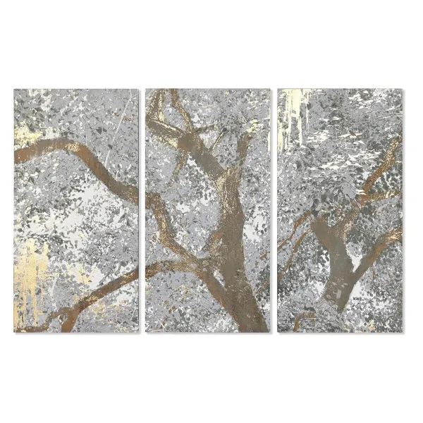 Canvas DKD Home Decor Canvas Koks MDF 150 x 3,8 x 100 cm (3 Daudzums)