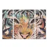 Kangas DKD Home Decor Kangas Puu MDF 140 x 3,8 x 100 cm (3 Kappaletta)