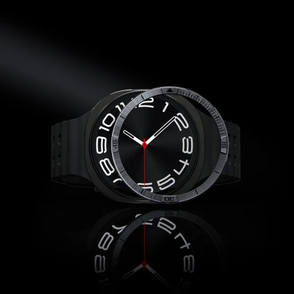 Spigen Bezel Tune Pilot - Case / Protective Ring for Samsung Galaxy Watch 8 44 mm (Silver)