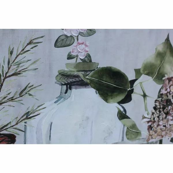 Canvas DKD Home Decor Canvas MDF Wood 120 x 2,8 x 60 cm