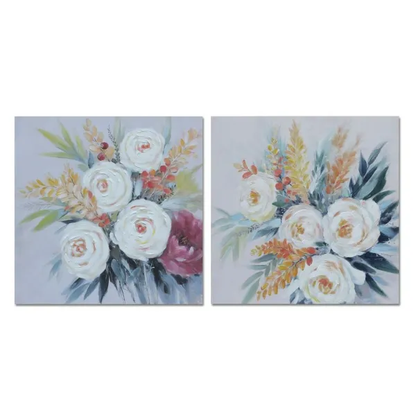 Полотно DKD Home Decor Полотно Деревянный MDF 80 x 2,8 x 80 cm