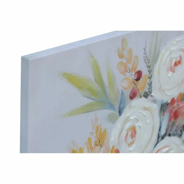 Canvas DKD Home Decor Canvas MDF Wood 80 x 2,8 x 80 cm