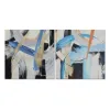 Drobė DKD Home Decor Drobė Medžio MDF 100 x 2,5 x 100 cm 100 x 2,8 x 100 cm