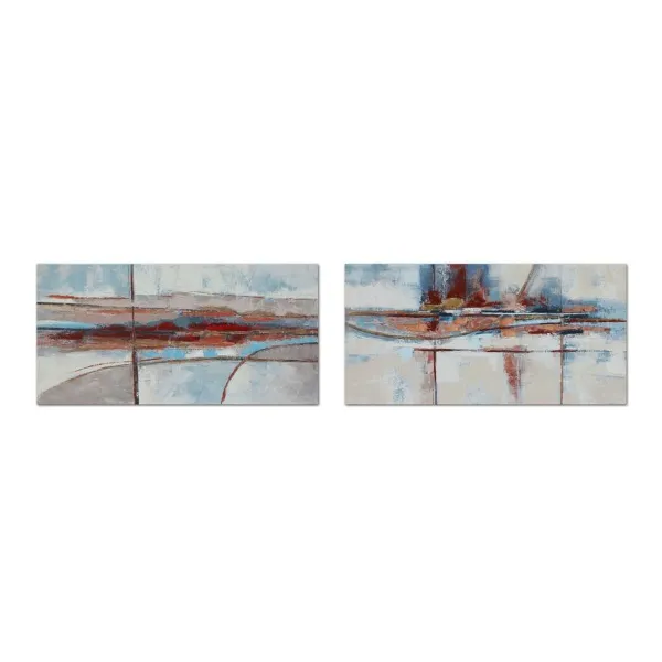 Canvas DKD Home Decor Canvas Koks MDF 140 x 2,8 x 70 cm